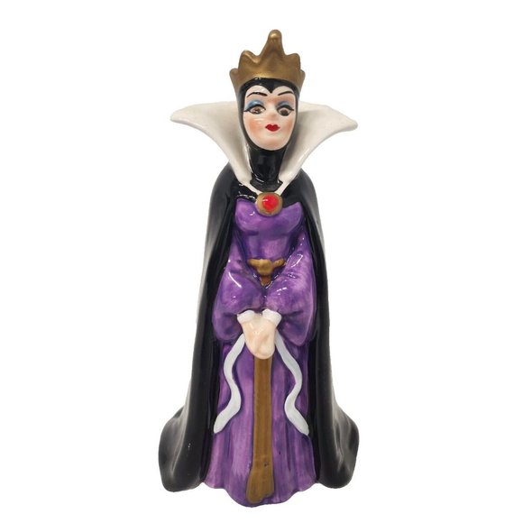 Disney Other - Vintage Disney Japan Snow White And The Seven Dwarfs Evil Queen Figurine Ceramic